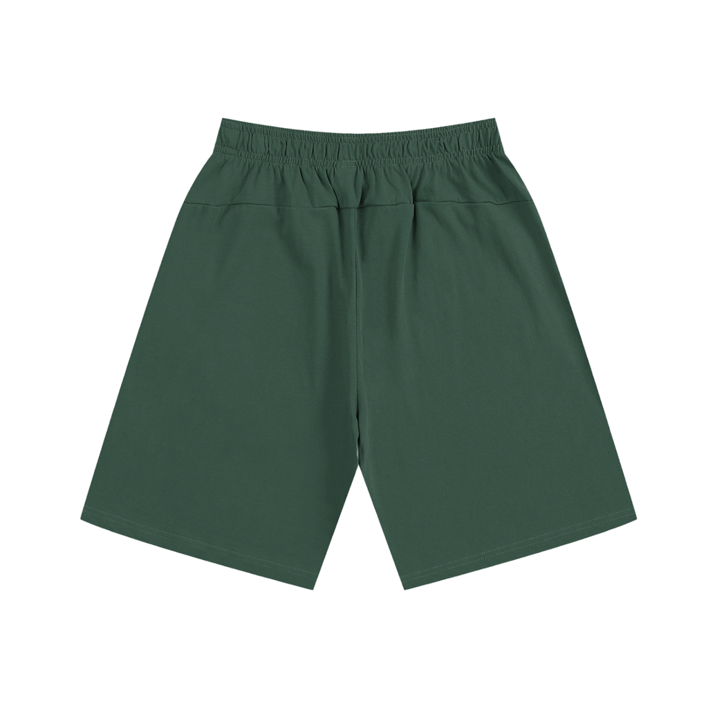 S A C R E D. Heavyweight Essential Shorts — Dark Green