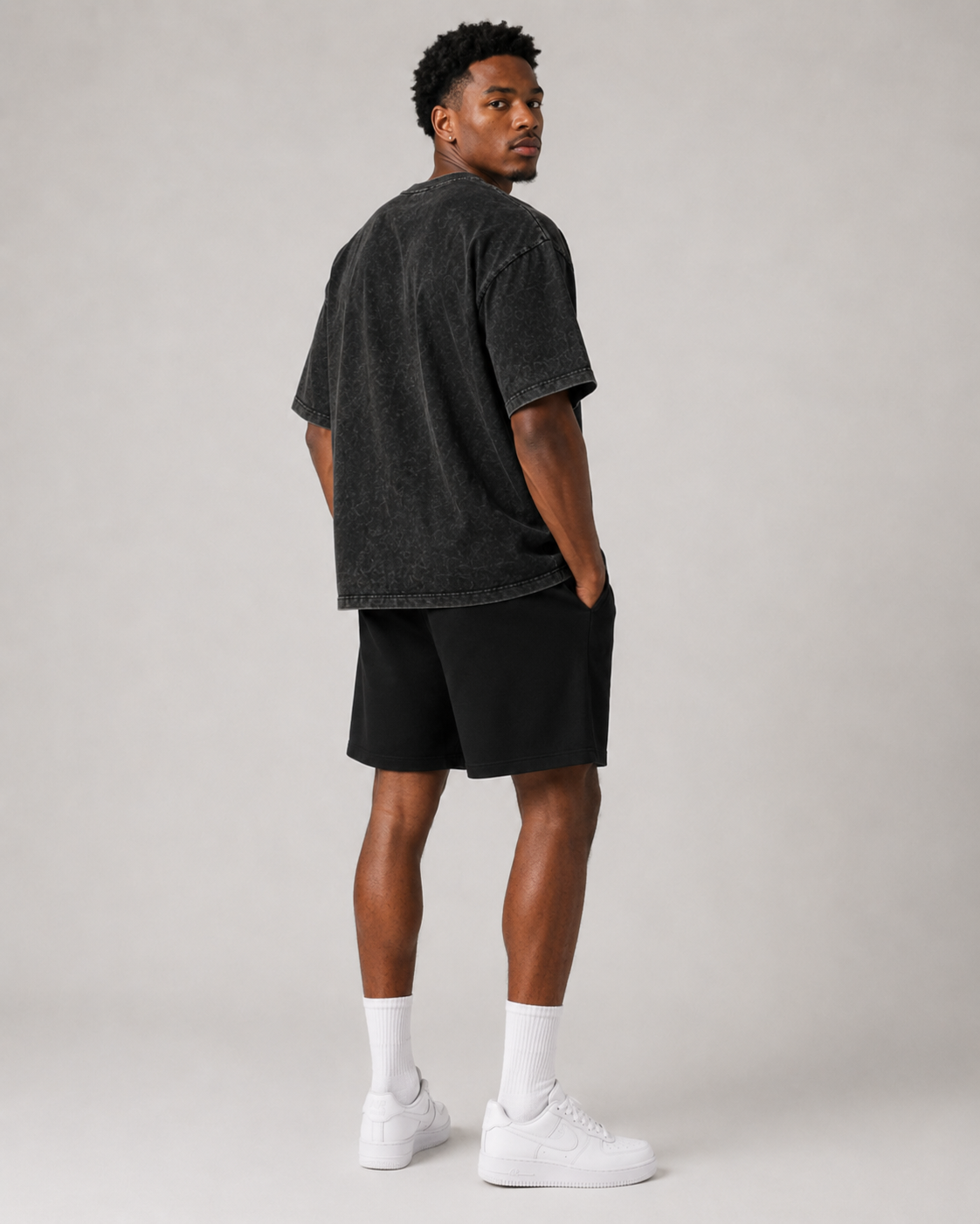 S A C R E D. Snow Washed Oversized Tee