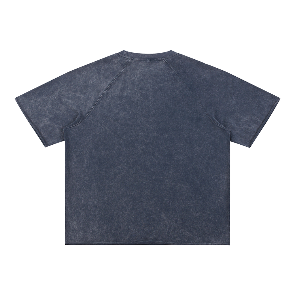 S A C R E D . Mineral Wash Raw Edge Tee